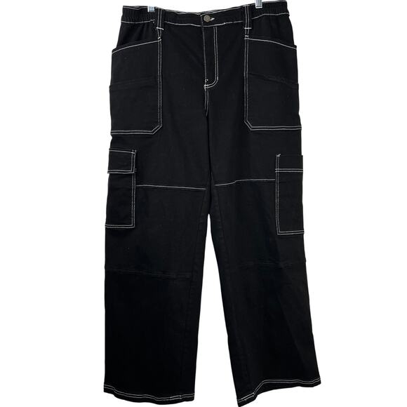 Women's Jean Bundle (2) Blue/Black Streetwear Casual Denim/Cargo Plus Size 16/18 - Picture 9 of 15